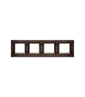 Рамка на 4 поста гор/верт FEDE GRANADA, copper FD01414CO
