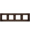 Рамка на 4 поста гор/верт FEDE GRANADA, copper FD01414CO