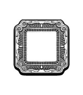 Рамка на 1 пост гор/верт FEDE TOSCANA FIRENZE, bright chrome {PRODUCT_REFERENCE}