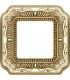 Рамка на 1 пост гор/верт FEDE TOSCANA FIRENZE, bright gold FD01361OB