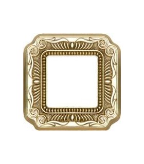 Рамка на 1 пост гор/верт FEDE TOSCANA FIRENZE, bright gold FD01361OB