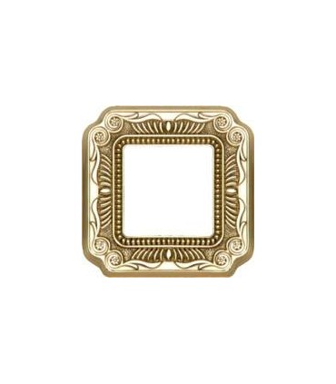 Рамка на 1 пост гор/верт FEDE TOSCANA FIRENZE, bright gold FD01361OB