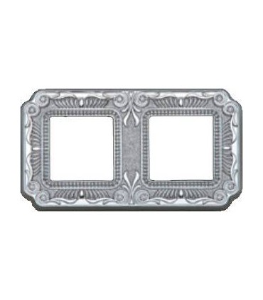 Рамка на 2 поста гор/верт FEDE TOSCANA FIRENZE, bright chrome FD01362CB
