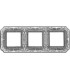 Рамка на 3 поста гор/верт FEDE TOSCANA FIRENZE, bright chrome FD01363CB