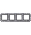 Рамка на 4 поста гор/верт FEDE TOSCANA FIRENZE, bright chrome FD01364CB
