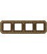 Рамка на 4 поста гор/верт FEDE TOSCANA FIRENZE, bright patina FD01364PB