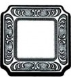 Рамка на 1 пост гор/верт FEDE TOSCANA SIENA, bright chrome FD01351CB