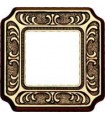 Рамка на 1 пост гор/верт FEDE TOSCANA SIENA, bright gold FD01351OB