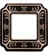 Рамка на 1 пост гор/верт FEDE TOSCANA SIENA, bright patina FD01351PB