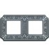 Рамка на 2 поста гор/верт FEDE TOSCANA SIENA, bright chrome FD01352CB