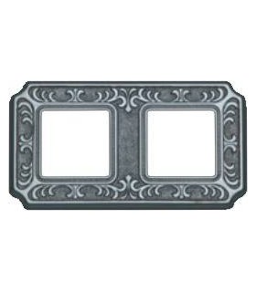 Рамка на 2 поста гор/верт FEDE TOSCANA SIENA, bright chrome FD01352CB