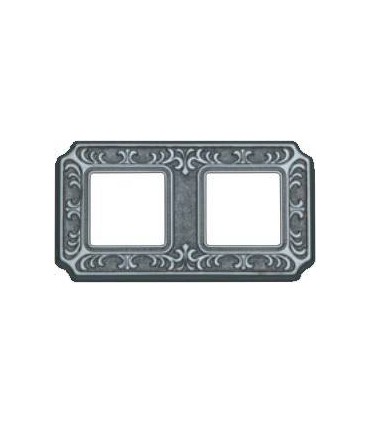 Рамка на 2 поста гор/верт FEDE TOSCANA SIENA, bright chrome FD01352CB