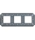 Рамка на 3 поста гор/верт FEDE TOSCANA SIENA, bright chrome FD01353CB