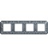 Рамка на 4 поста гор/верт FEDE TOSCANA SIENA, bright chrome FD01354CB