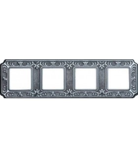 Рамка на 4 поста гор/верт FEDE TOSCANA SIENA, bright chrome FD01354CB