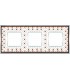 Рамка на 3 поста гор/верт FEDE VINTAGE PORCELAIN, BROWN LYS - Bright Chrome FD01343MACB