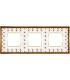 Рамка на 3 поста гор/верт FEDE VINTAGE PORCELAIN, BROWN LYS - Bright Gold FD01343MAOB
