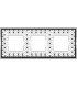 Рамка на 3 поста гор/верт FEDE VINTAGE PORCELAIN, BLACK LYS - Bright Chrome FD01343NECB