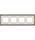Рамка на 4 поста гор/верт FEDE VINTAGE PORCELAIN, BLACK LYS - Bright Gold FD01344NEOB