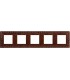 Рамка на 5 постов гор/верт FEDE SAN SEBASTIAN, rustic copper FD01225RU