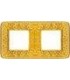 Рамка на 2 поста гор/верт FEDE EMPORIO, bright gold FD01372OB
