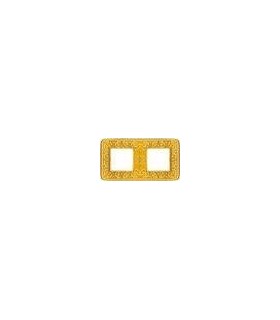 Рамка на 2 поста гор/верт FEDE EMPORIO, bright gold FD01372OB