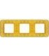 Рамка на 3 поста гор/верт FEDE EMPORIO, bright gold FD01373OB