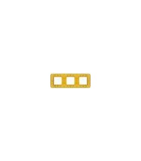 Рамка на 3 поста гор/верт FEDE EMPORIO, bright gold FD01373OB