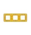 Рамка на 3 поста гор/верт FEDE EMPORIO, bright gold FD01373OB