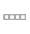 Рамка на 4 поста гор/верт FEDE EMPORIO, bright chrome FD01374CB