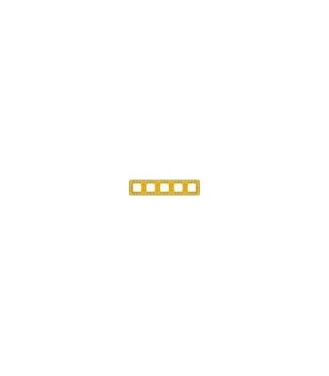 Рамка на 5 постов гор/верт FEDE EMPORIO, bright gold FD01375OB