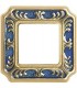 Рамка на 1 пост FEDE SMALTO ITALIANO SIENA, blue sapphire FD01351AZEN