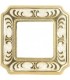 Рамка на 1 пост гор/верт FEDE SMALTO ITALIANO SIENA, pearl white FD01351OPEN