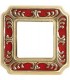 Рамка на 1 пост гор/верт FEDE SMALTO ITALIANO SIENA, ruby red FD01351ROEN