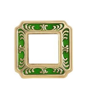 Рамка на 1 пост FEDE SMALTO ITALIANO SIENA, esmerald green FD01351VEEN