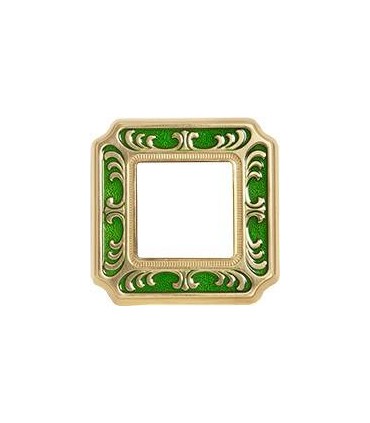 Рамка на 1 пост FEDE SMALTO ITALIANO SIENA, esmerald green FD01351VEEN