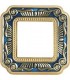 Рамка на 1 пост гор/верт FEDE SMALTO ITALIANO FIRENZE, blue sapphire FD01361AZEN