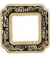 Рамка на 1 пост гор/верт FEDE SMALTO ITALIANO FIRENZE, jet black FD01361NEEN