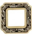 Рамка на 1 пост гор/верт FEDE SMALTO ITALIANO FIRENZE, jet black FD01361NEEN