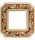 Рамка на 1 пост гор/верт FEDE SMALTO ITALIANO FIRENZE, ruby red FD01361ROEN