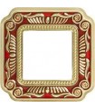Рамка на 1 пост гор/верт FEDE SMALTO ITALIANO FIRENZE, ruby red FD01361ROEN