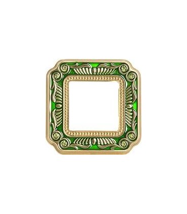 Рамка на 1 пост гор/верт FEDE SMALTO ITALIANO FIRENZE, esmerald green FD01361VEEN