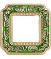 Рамка на 1 пост гор/верт FEDE SMALTO ITALIANO FIRENZE, esmerald green FD01361VEEN