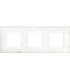 Рамка на 3 поста гор/верт FEDE MADRID, white decape FD01243BD