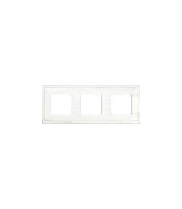 Рамка на 3 поста гор/верт FEDE MADRID, white decape FD01243BD