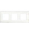 Рамка на 3 поста гор/верт FEDE MADRID, white decape FD01243BD
