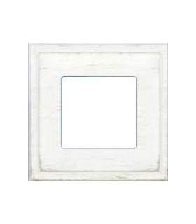 Рамка на 1 пост FEDE MADRID, white decape FD01241BD