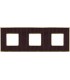 Рамка на 3 поста гор/верт FEDE VINTAGE TAPESTRY, alicocobrown - bright gold FD01323AOB