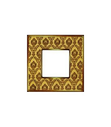 Рамка на 1 пост гор/верт FEDE VINTAGE TAPESTRY, decorgold - bright gold FD01321DGOB