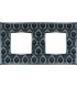 Рамка на 2 поста гор/верт FEDE VINTAGE TAPESTRY, decornoir - bright chrome FD01322DNCB